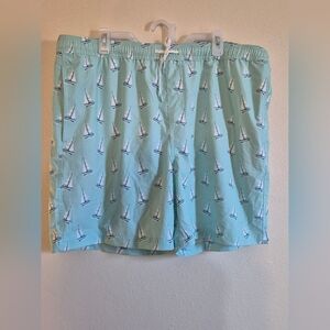 Blue and White Athletic Shorts for Active Days